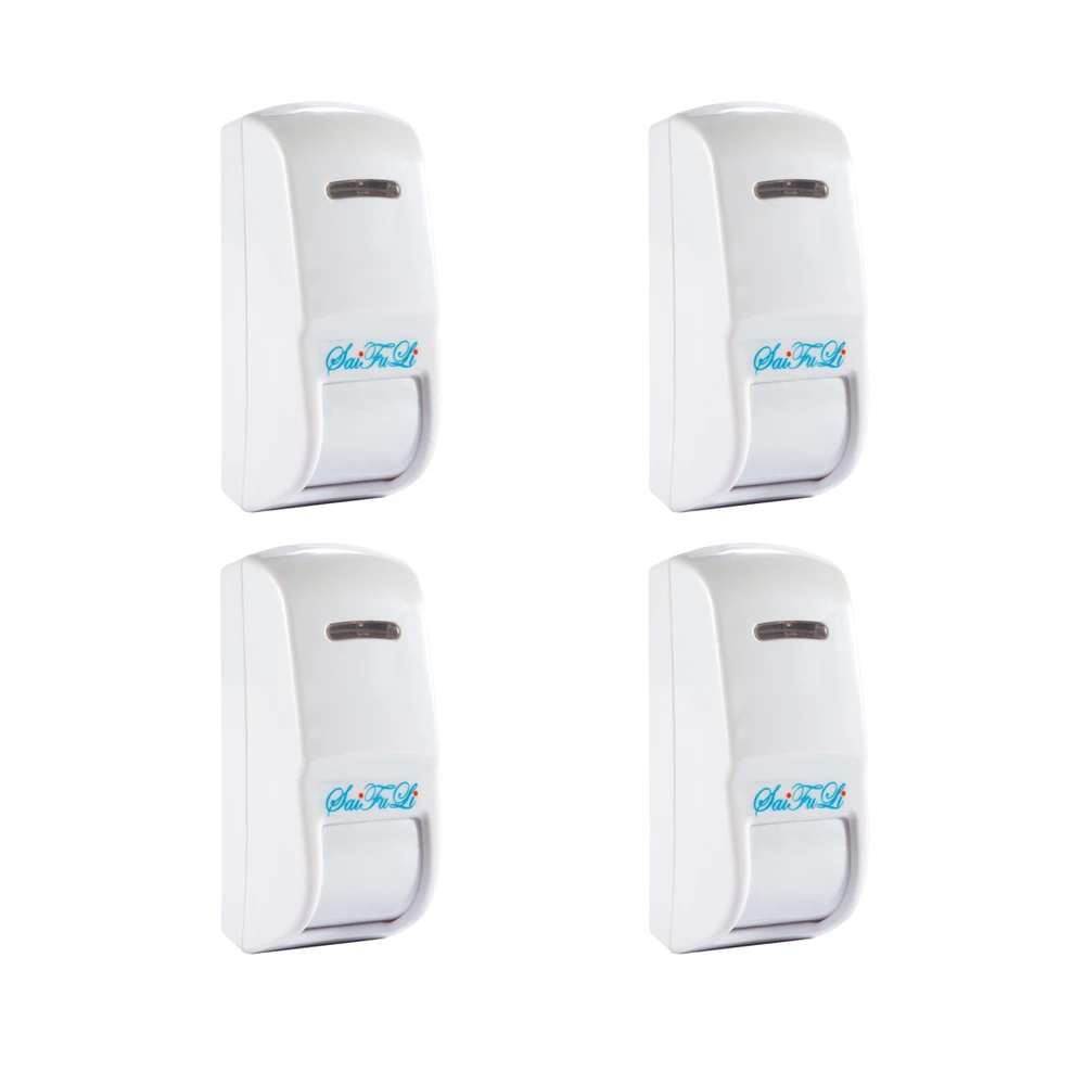 Motion Sensor Pir Wired - 4 قطعة سلك الستار كاشف الأشعة