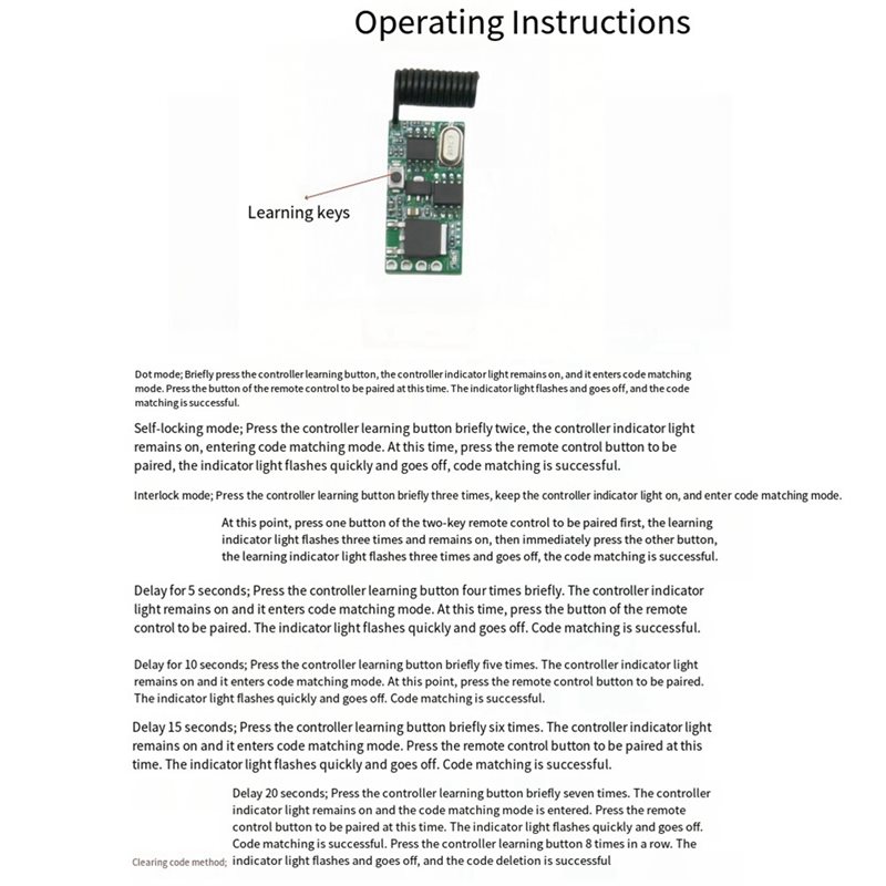 B04B-وحدة تحكم في التبديل اللا - مراجعة 433Mhz Receiver Module وسعره