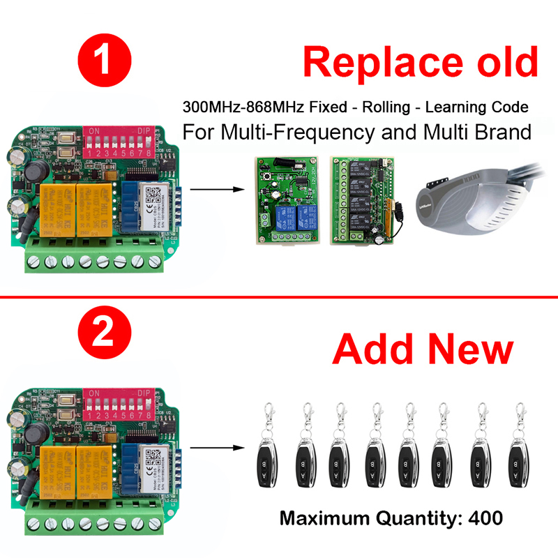 عالمي يعمل مع Tuya WiFi جهاز ا - مراجعة 433Mhz Receiver Module وسعره