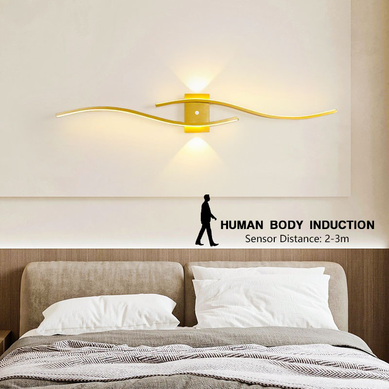 مصابيح جدارية LED بمستشعر حركة - مراجعة Motion Sensor Pir Wired وسعره