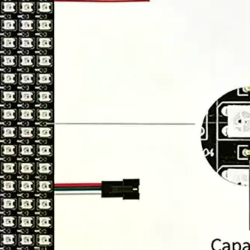 لوحة مصفوفة وحدات البكسل الذكي - مراجعة Rgb Led Matrix 8X8 وسعره