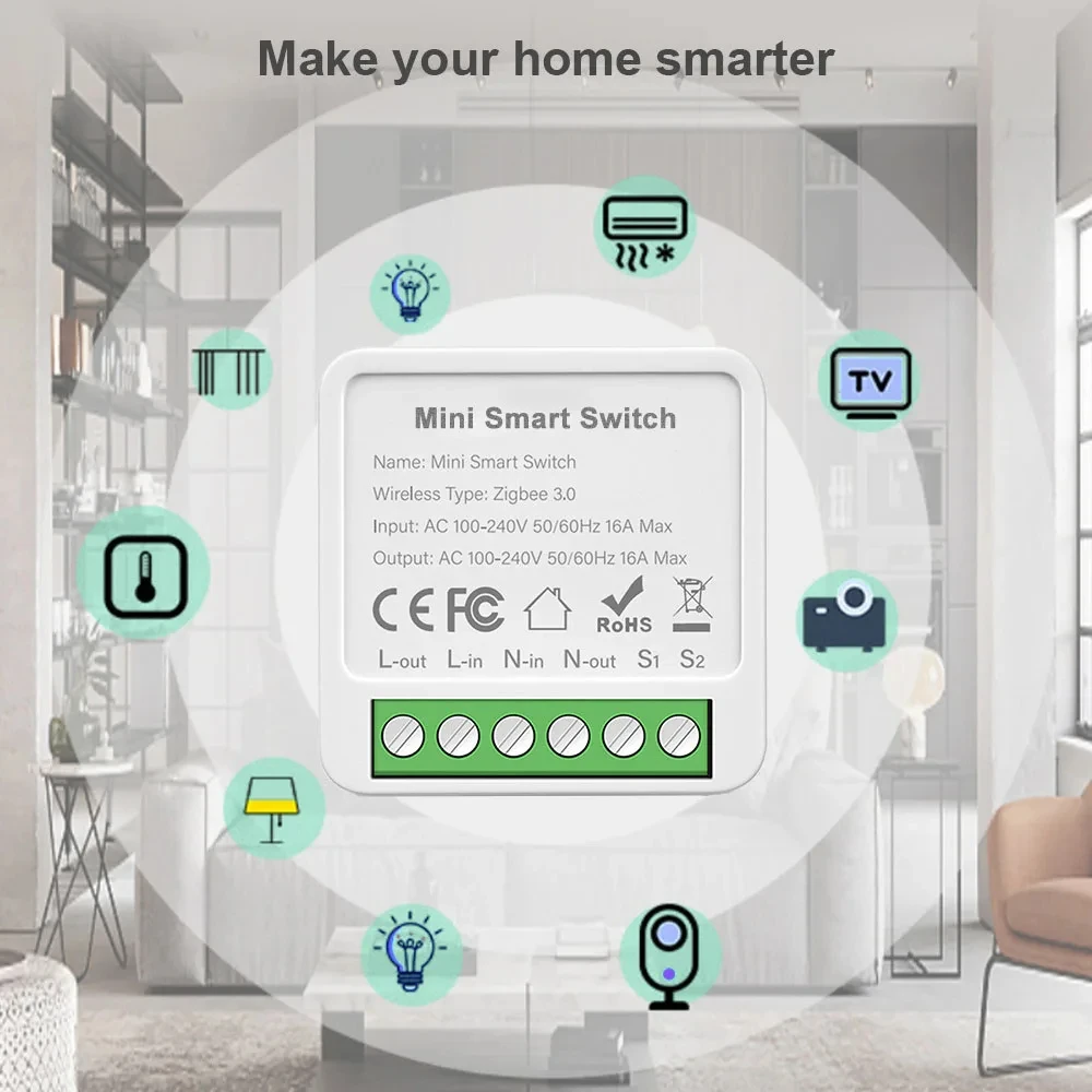 مفتاح ذكي صغير بتقنية واي فاي  - مراجعة Smart Home Automation Diy وسعره