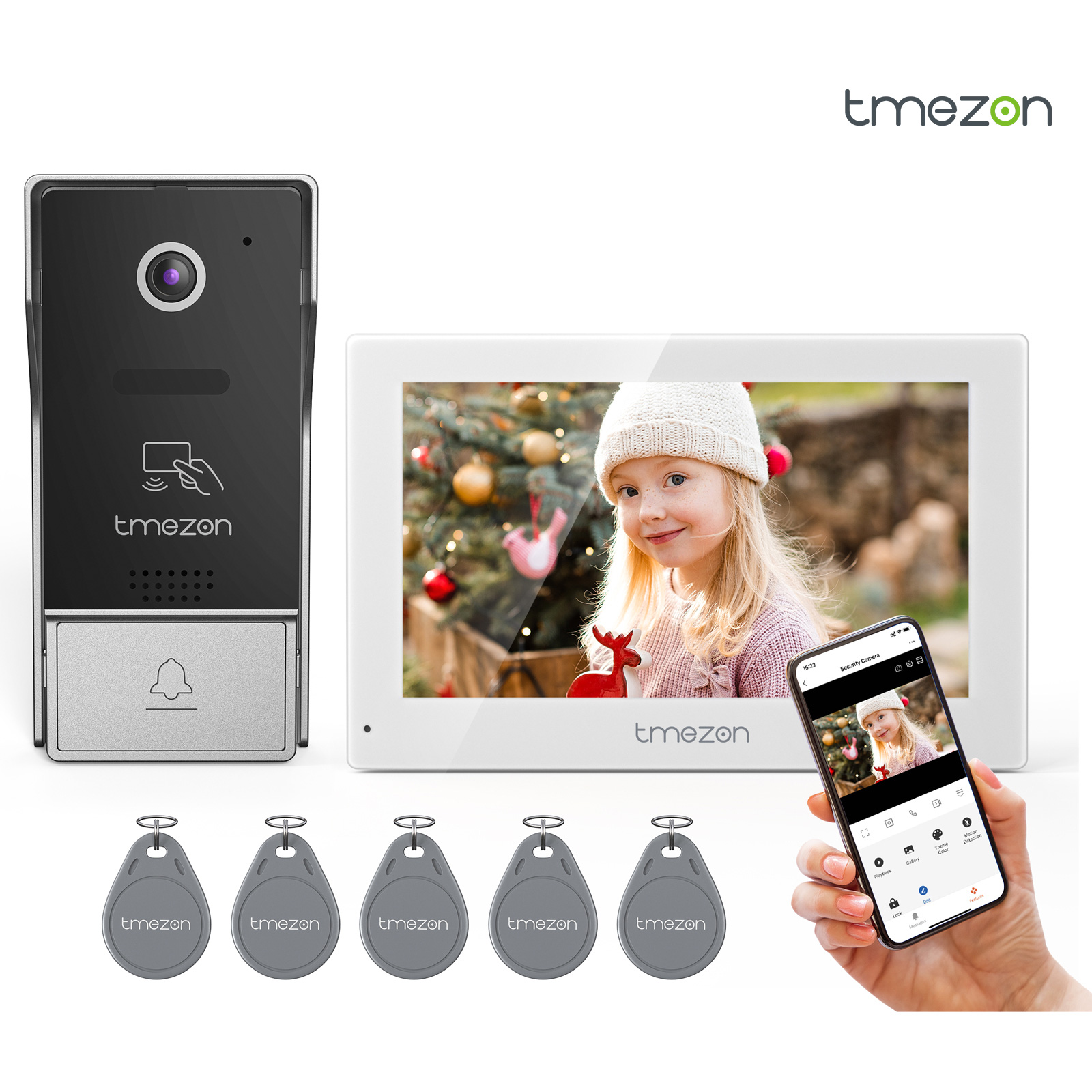 7 بوصة Tuya 1080P لاسلكي واي ف - مراجعة Smart Doorbell Wired وسعره
