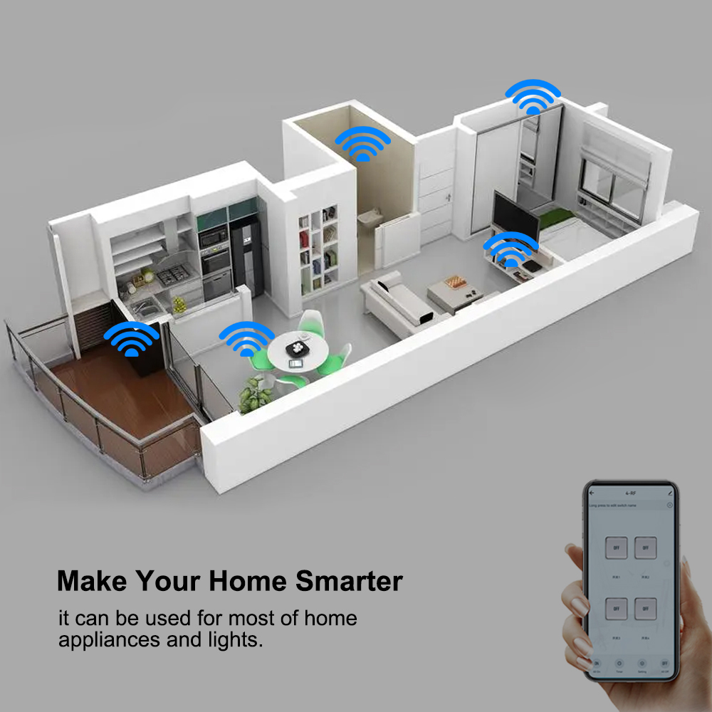 4CH Wifi / Zigbee Smart Relay  - مراجعة Home Automation Diy وسعره