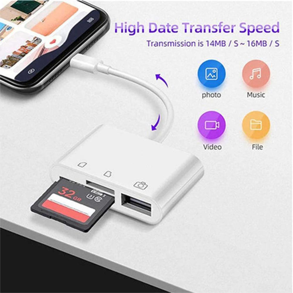 قارئ بطاقات SD 5 في 1 مع محول  - مراجعة Home Assistant Sd وسعره