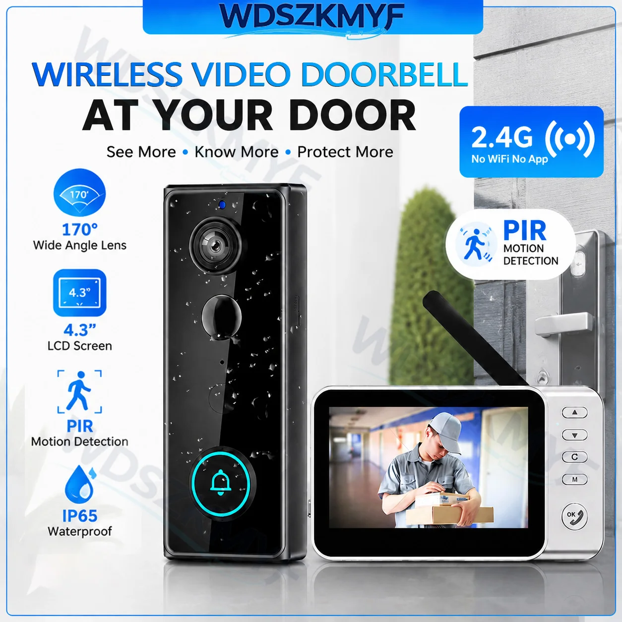 جرس باب لاسلكي جديد مقاوم للما - مراجعة Smart Doorbell Wired وسعره